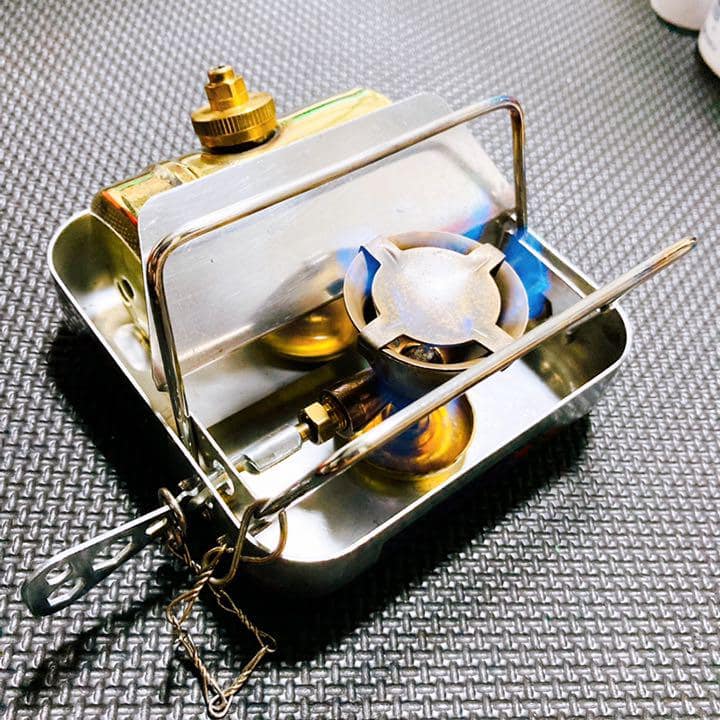 Vintage camping stoves camper colleague classic stove in camp